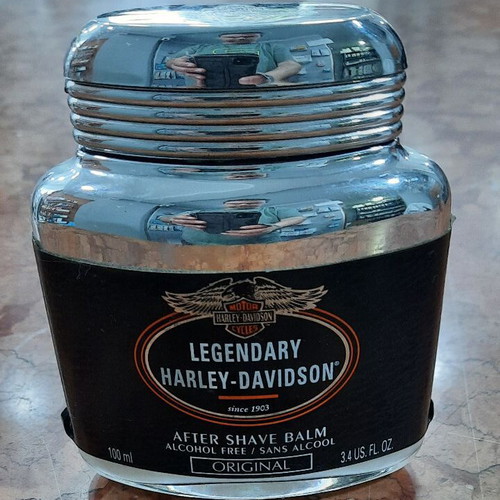 Harley-Davidson Legendary After Shave Balm used, rare alcohol free