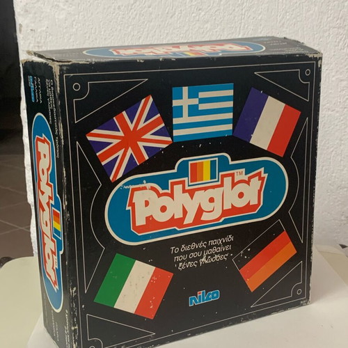 Polyglot board game used, classic 90s