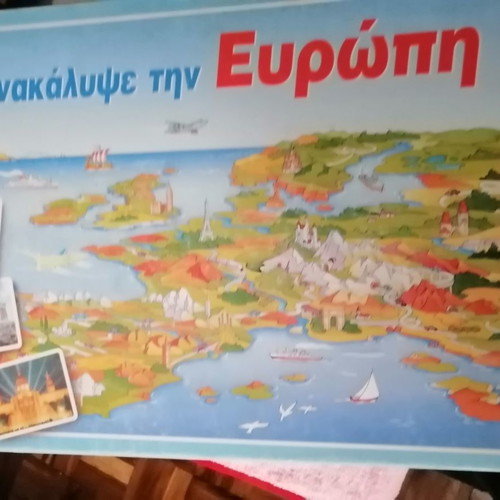 Discover Europe board game used