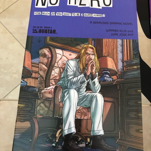 No Hero set of 6 comics 1,3-7 new, Warren Ellis, Juan Jose Ryp