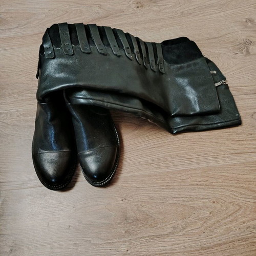 Women's boots new natural leather size 39