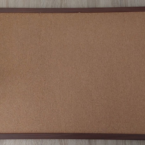 Cork Bulletin Board like new with wooden frame 45x60cm