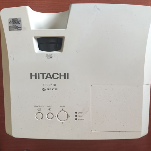 Hitachi CP-RX78 projector used, fully functional
