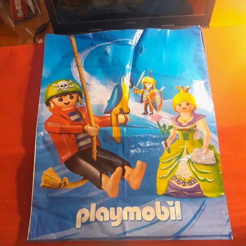 Playmobil plastic bags used, pack of 4