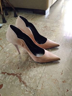 Franchesca Moretti Nude Pumps used, size 41, pink