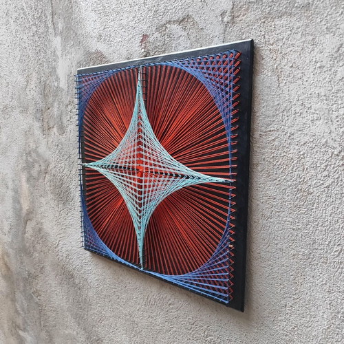 NOVA Handmade 3D String Art Wall Decor