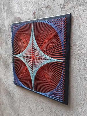 NOVA Handmade 3D String Art Wall Decor