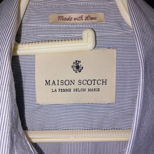 Maison Scotch women's shirt used, blue, size M