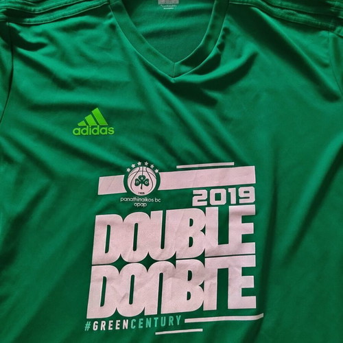 Panathinaikos Basketball Double 2019 Climacool Jersey XL