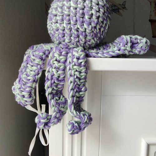 Crocheted Octopus Handmade new