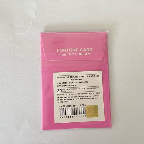 NCT Dream Trading Pack Fortune Card new