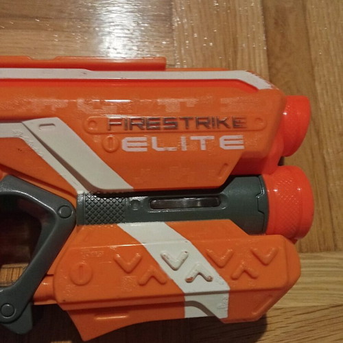 Nerf toy gun used