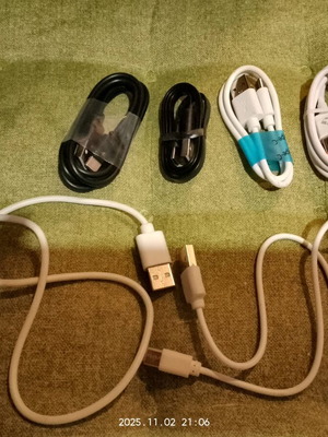 Καλώδια USB type c σαν καινούργια, πακέτο 6 τεμαχίων