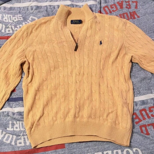 Polo Ralph Lauren Cable-Knit Sweater Salmon like new