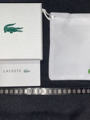 Lacoste Silver Bracelet New