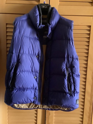 Marc O'Polo sleeveless jacket like new, blue, size L