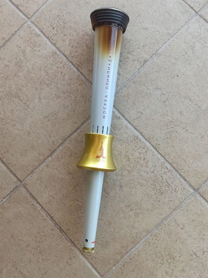Olympic Torch Moscow 1980 used, authentic collectible