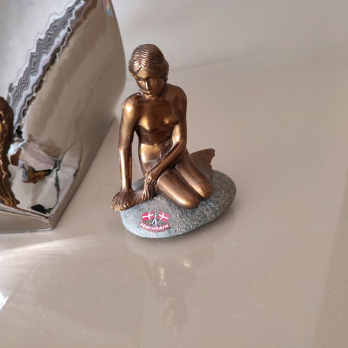 The Little Mermaid Statue Souvenir From Copenhagen in Excellent Condition