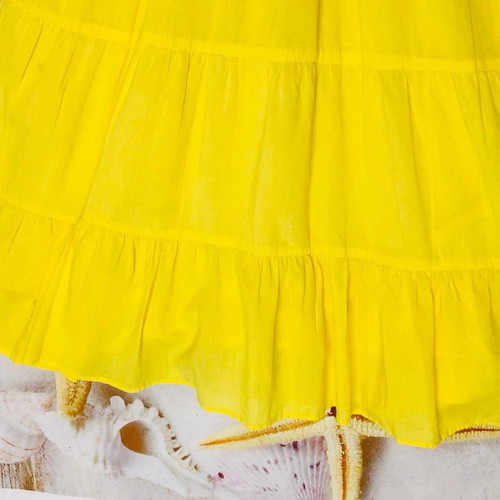 Speed Control dress new, size M, yellow cotton