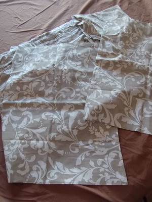 Two IKEA duvet covers and four matching pillowcases