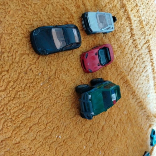 Toy cars used, all together