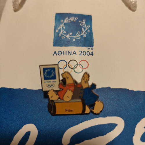 2004 Athens Olympics Pin Kodak Film Edition like new