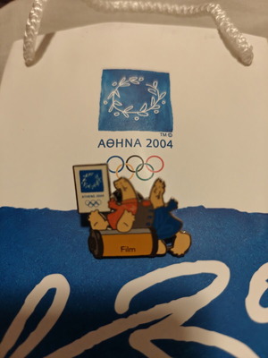 2004 Athens Olympics Pin Kodak Film Edition like new