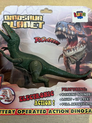 Dinosaur with Light and Sound 25cm new
