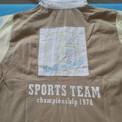 Sam 0-13 Polo kids shirt No. 8 like new, 100% cotton, sports team
