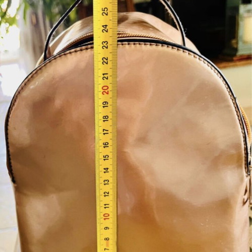 Voi&Noi metallic rose gold backpack