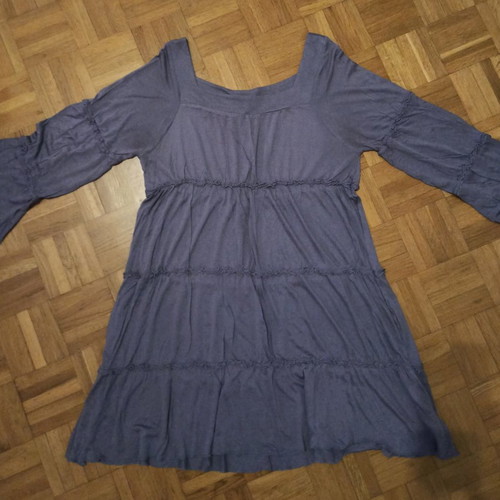 Intimissimi blouse with ruffles used, size Large, purple