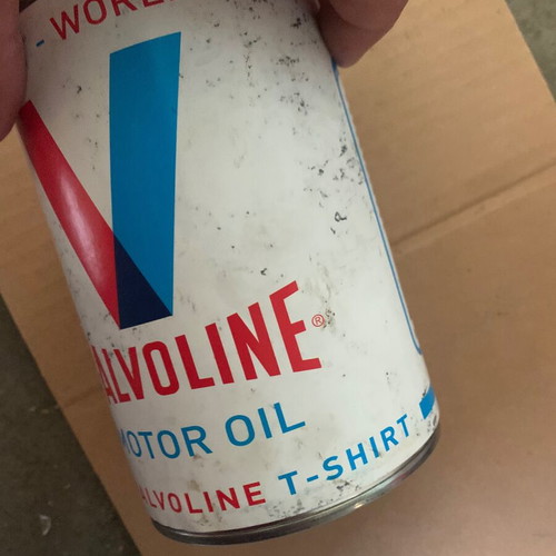 Valvoline Synguard metal 2lt with vintage box and shirt gift