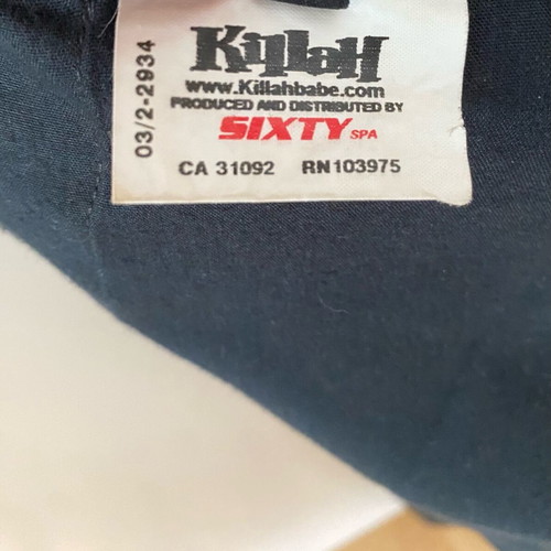 Miss Sixty Killah Black Tuxedo Stripe Pants like new, low rise, size 7XL