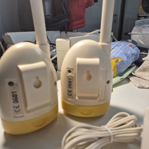 Baby-sitter Baby Monitor Set used with Room Thermometer and Power Function