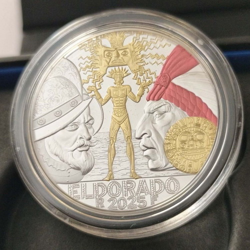 2025 France Official Colored Numbered Silver Proof 10 Euro Eldorado Coin