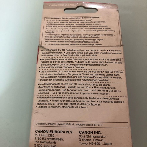 Canon BX-3 Fax Cartridge new, black ink for fax machines