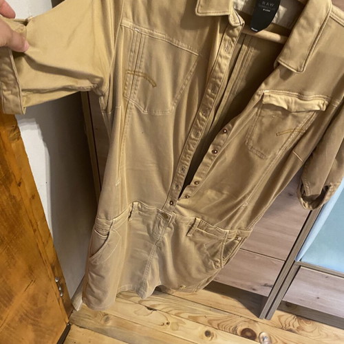 Dress G-Star Raw beige used, sport elegant style, size M