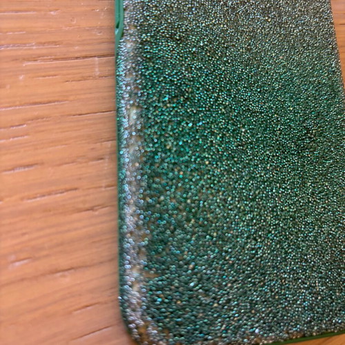 iPhone 13 Swarovski case used, green