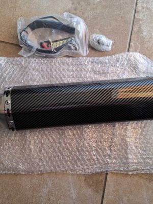Exhaust end pipe Φ51 with Φ38 adapter new