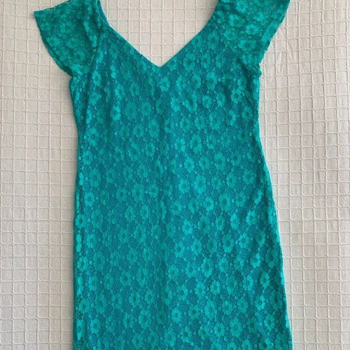 Gianni Rodini dress XL like new, green turquoise