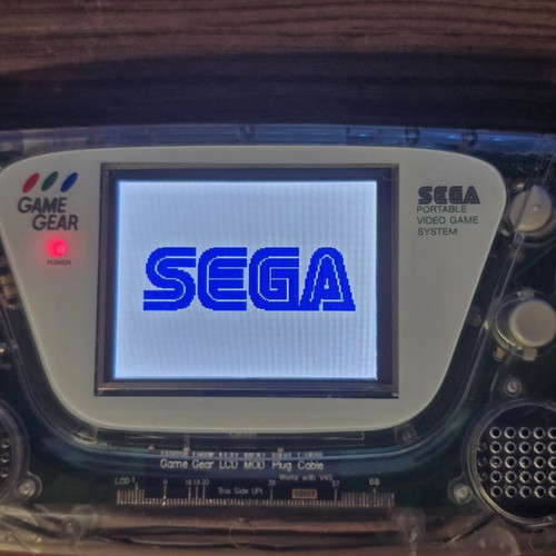 Sega Game Gear IPS Mod handheld console, refurbished