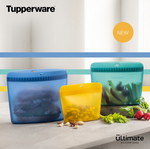 Tupperware Large Blue Silicone Bag new