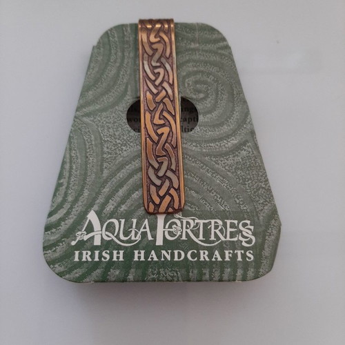 Money clip 14K gold Celtic new