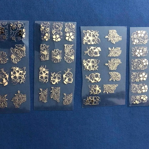 3D Nail Stickers pack of 4 new