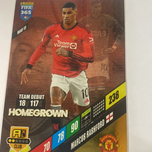Marcus Rashford Homegrown card like new