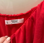 Mango red long dress medium-large