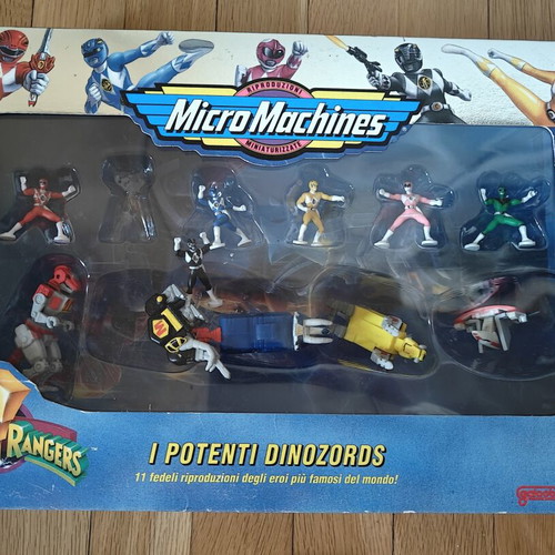Micromachines Mighty Morphin Power Rangers Dinozord set like new 1994 edition