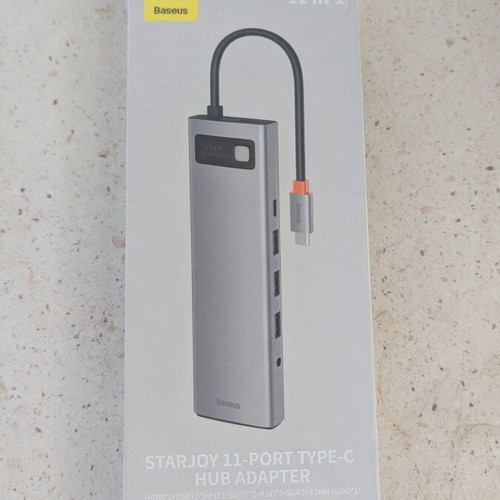 Baseus Metal Gleam Series 11-in-1 USB-C Docking Station for 3 Displays