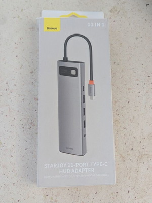 Baseus Metal Gleam Series 11-in-1 USB-C Docking Station for 3 Displays