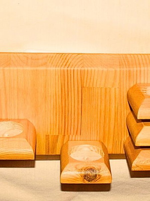 Επιτοίχιος Κηροστάτης Ρεσώ νέος από ξύλο πεύκης